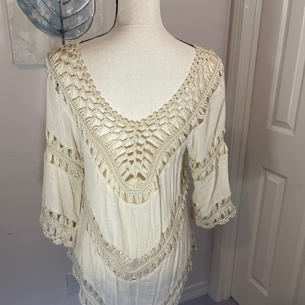 Crochet beach cover